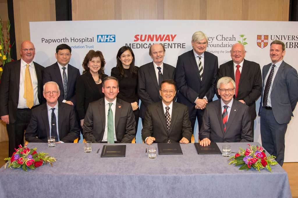 Cambridge-Sunway Partnership To Tackle Healthcare Problems