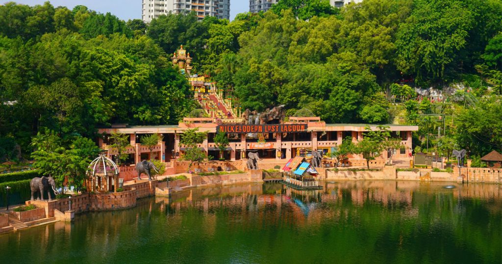 Sunway Lagoon's lake