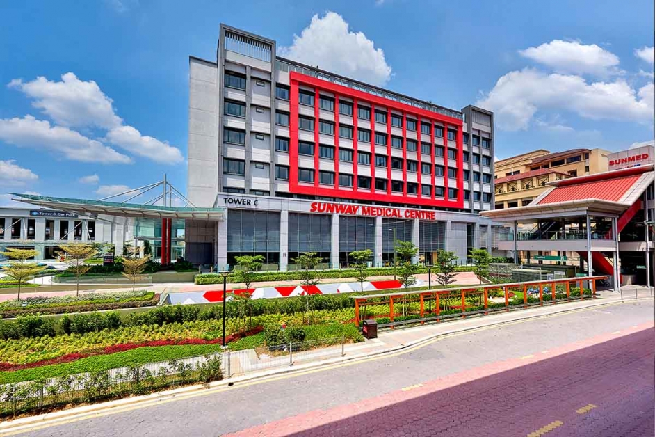 Sunway Medical Centre facade at Sunway City Kuala Lumpur