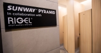 A shot of Sunway Pyramid’s toilet entrance