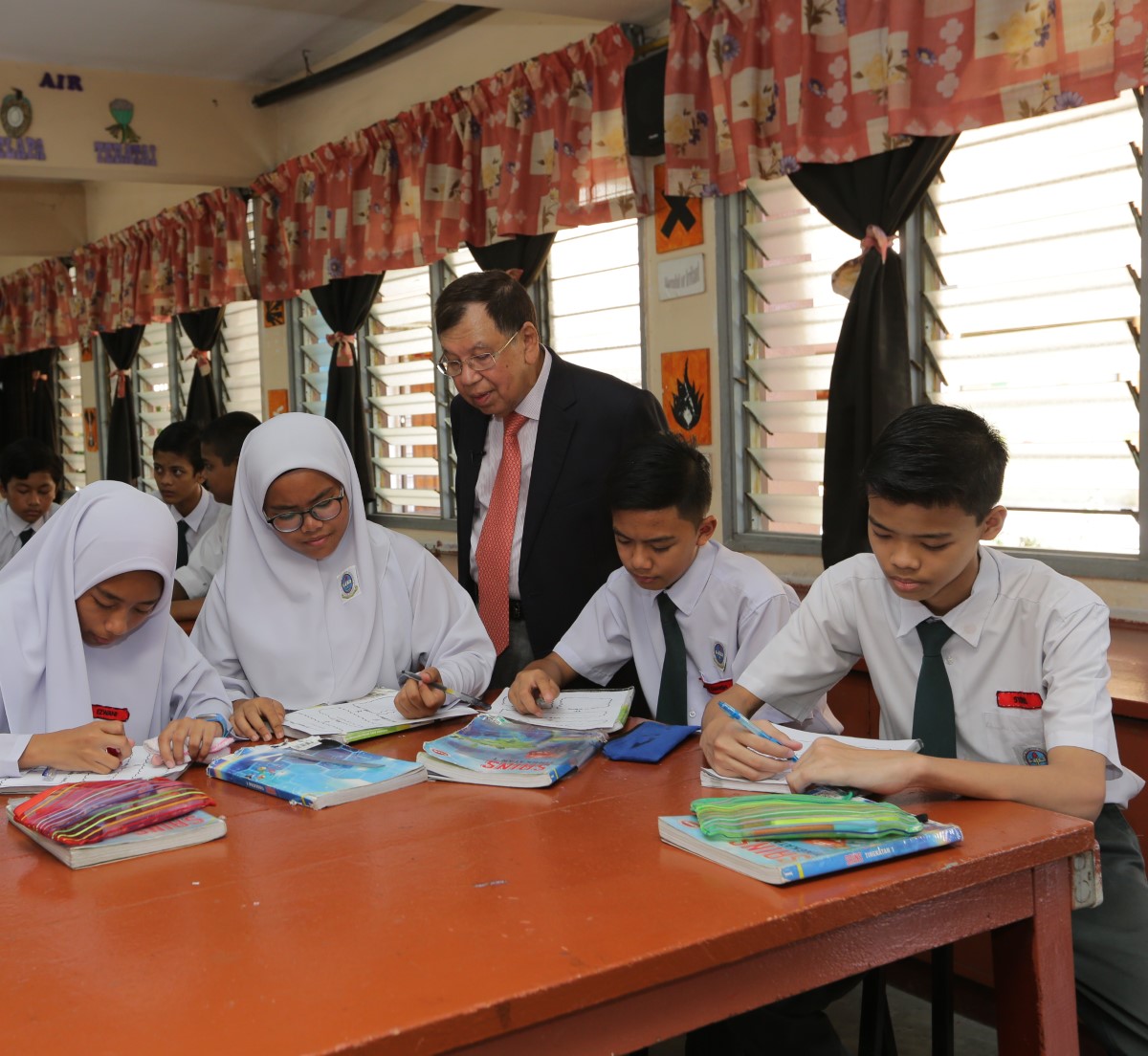 Candid shot of Sunway deputy executive chairman at Teach for Malaysia