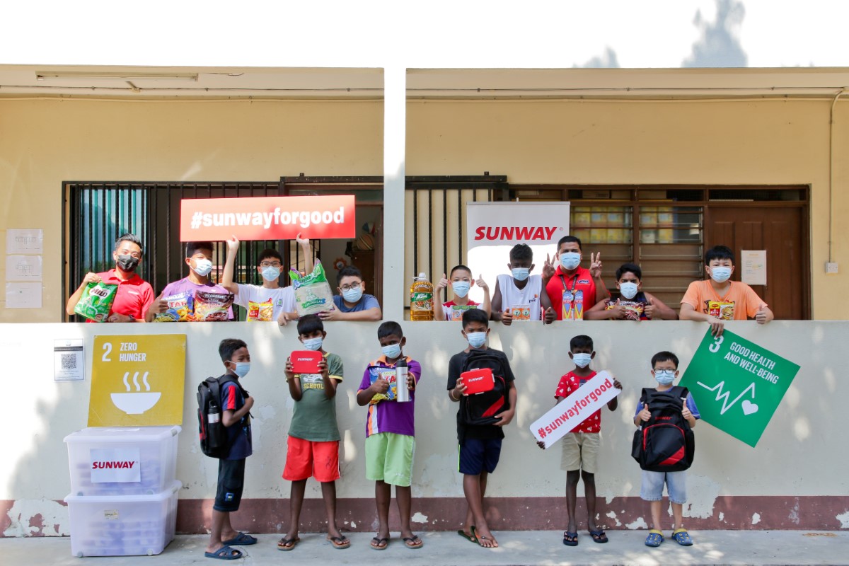 Wide shot of children at The Salvation Army Boys Home