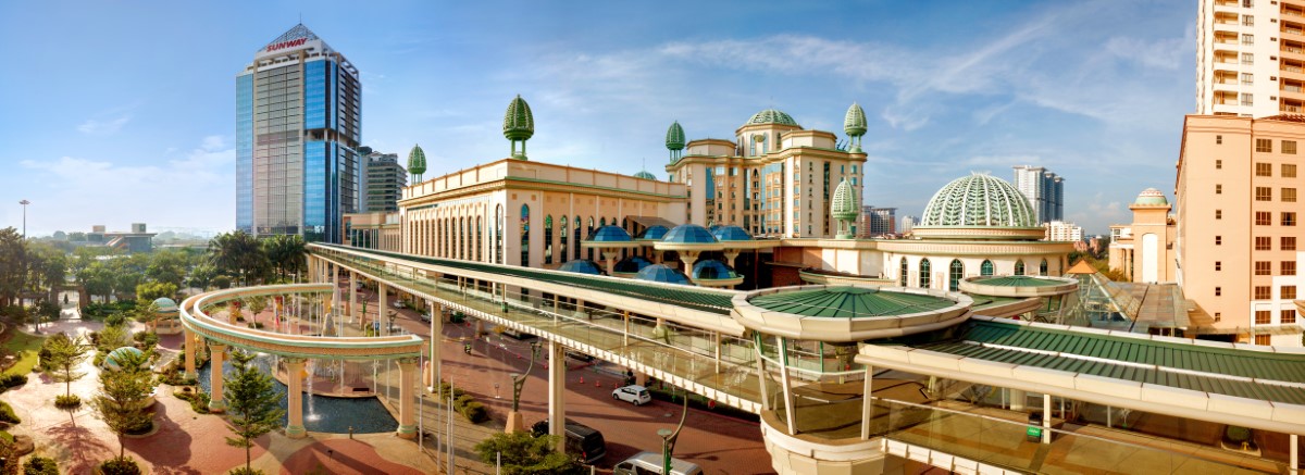 A wide-shot of Sunway City Kuala Lumpur