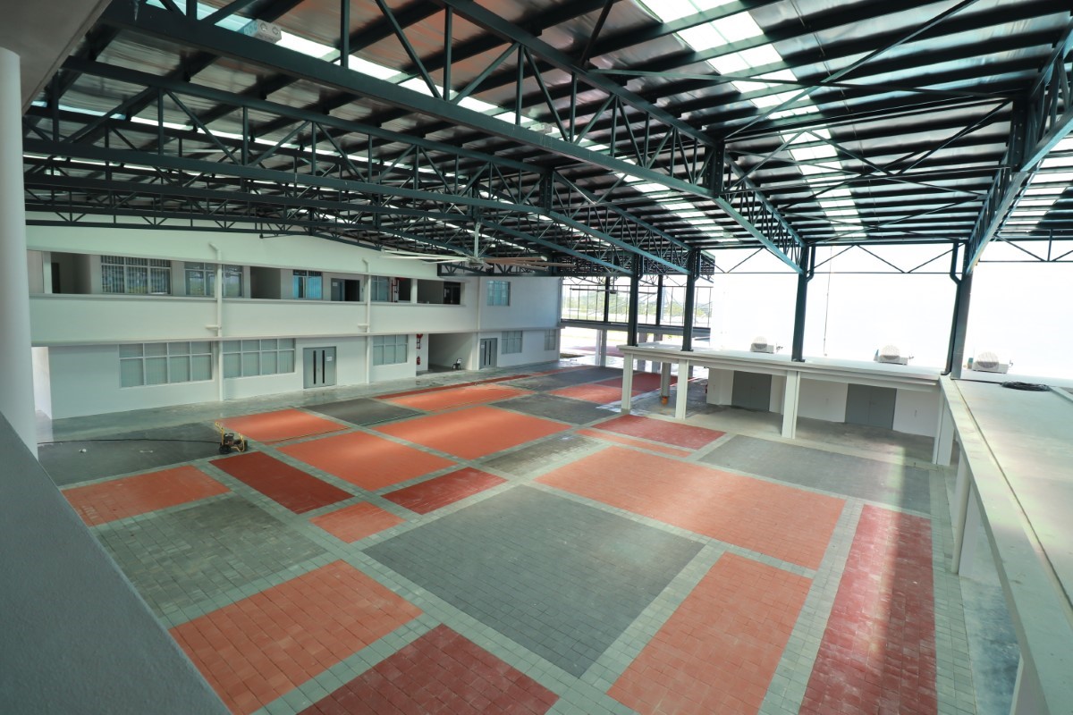 One of the two multi-purpose halls for endless varieties of student enrichment activities once school commences
