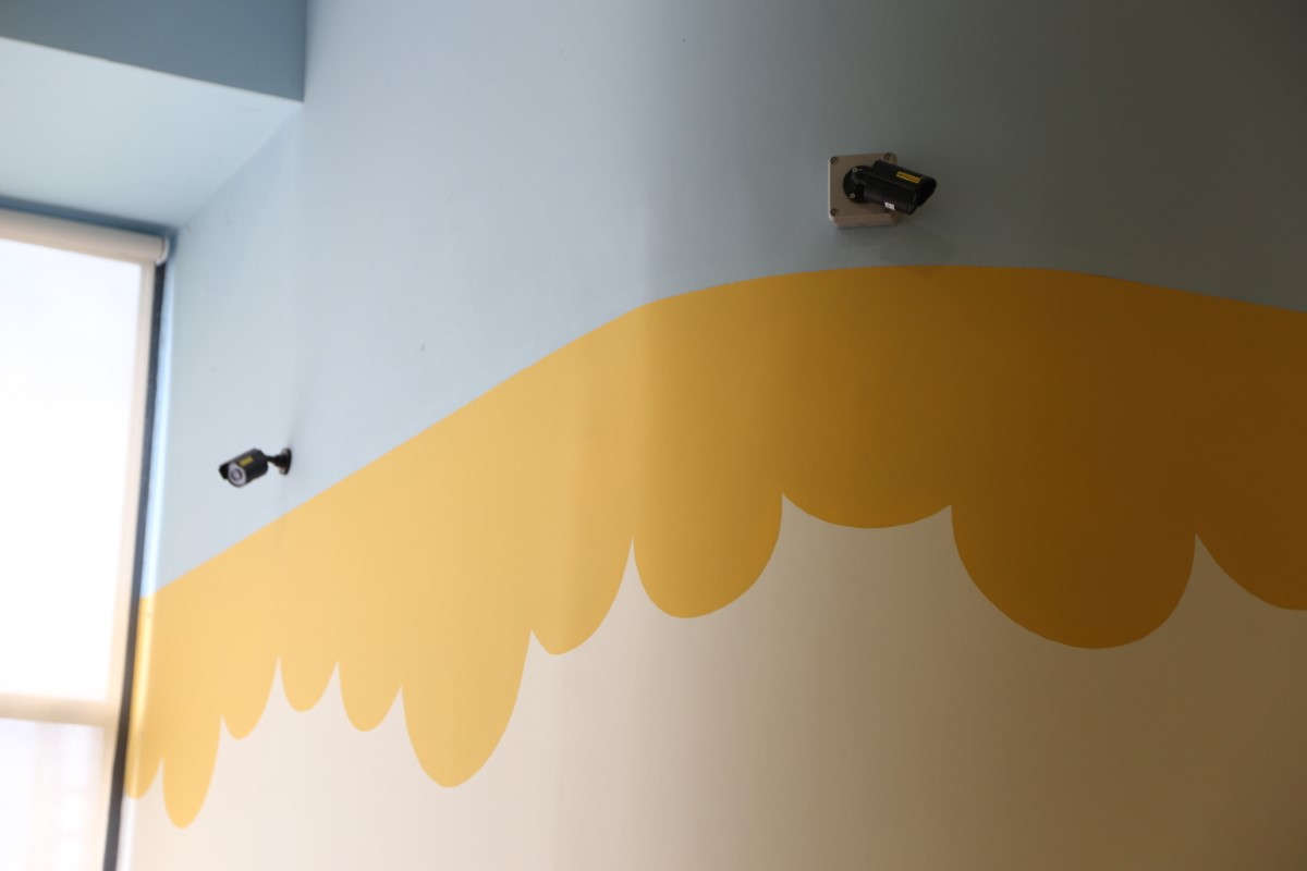 A landscape shot of several closed-circuit television (CCTV) installed on main areas of Sunway Little Sunshine Childcare Centre to offer video surveillance during operation
