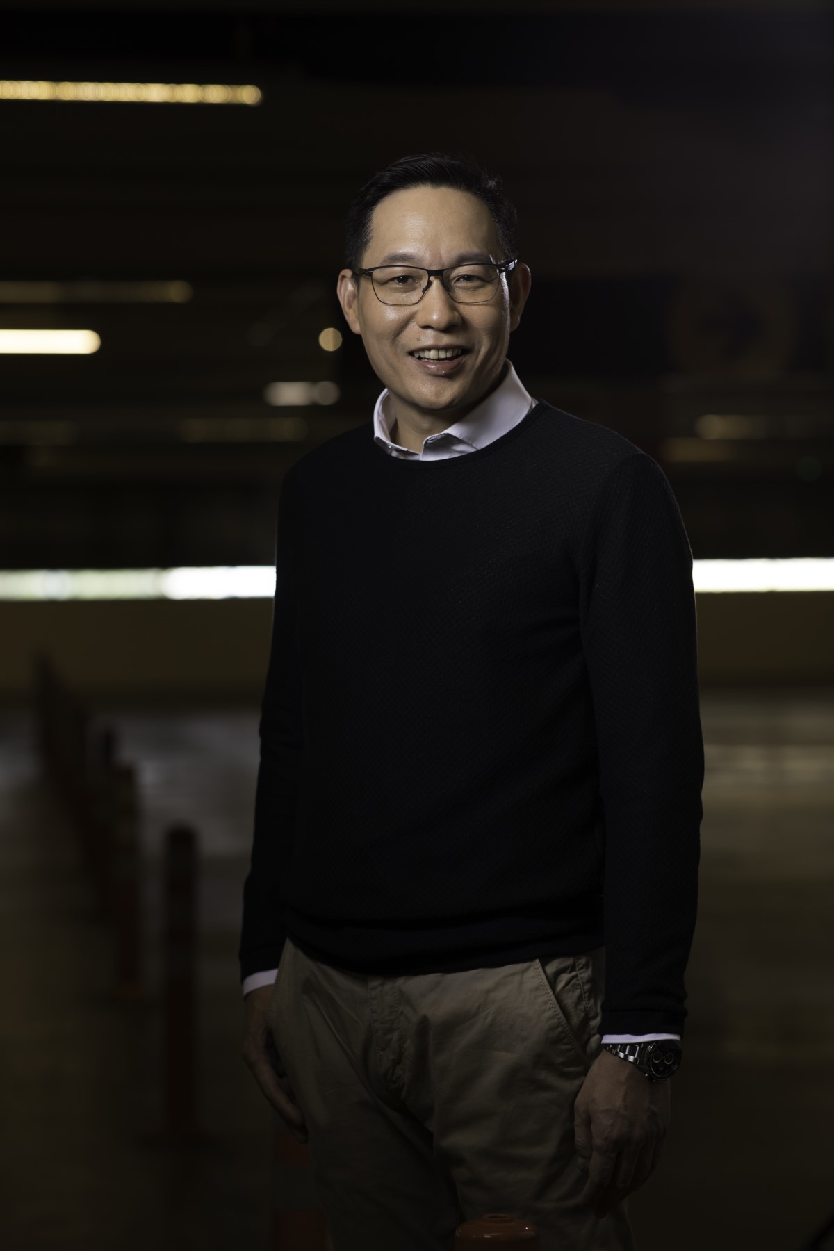 A mid-shot of Jason Chin, Sunway Malls’ general manager for operations, smiling for the camera