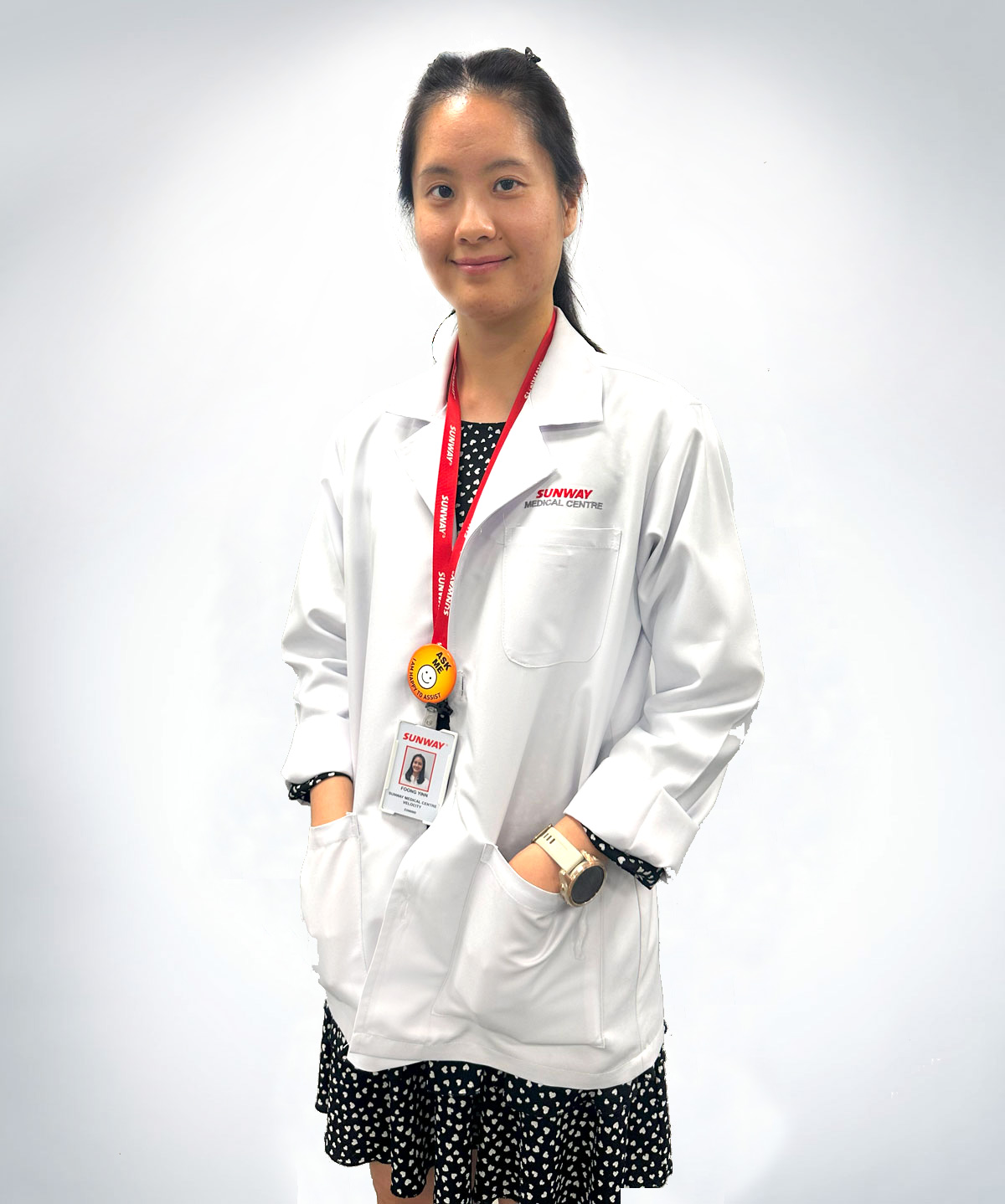 A mid shot of Jillian Tan, dietitian at Sunway Medical Centre Velocity (SMCV)