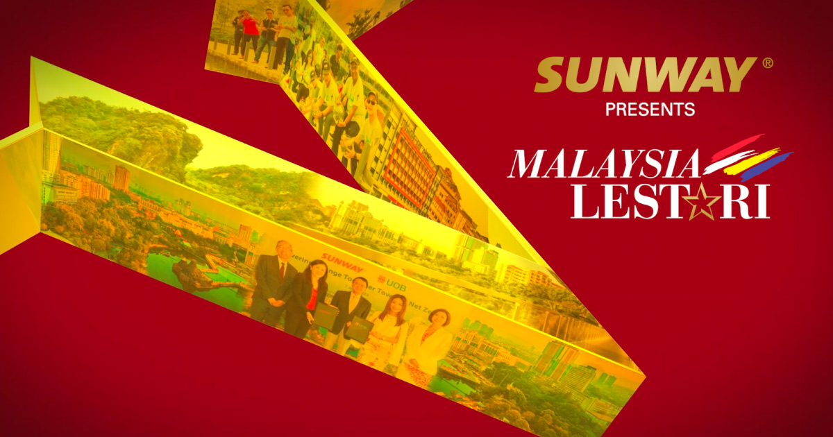 A screenshot from Sunway’s National Day video