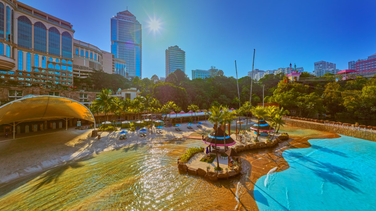 A wide shot of Sunway Resort Hotel