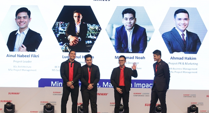 Earning the votes of Sunway leaders and community, team Brother Nature won Sunway iLabs’ Make-It-Challenge 2022 and received funding to manufacture their invention.