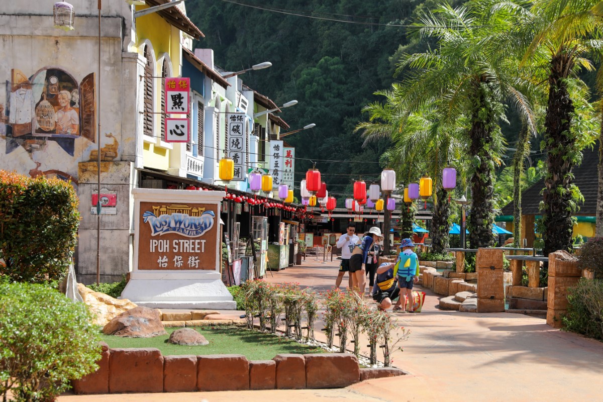 Stock image of Ipoh Street at Sunway Lost World of Tambun