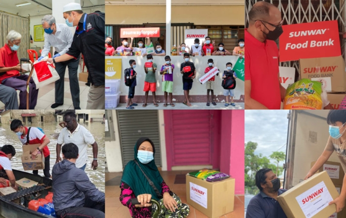 A collage of our #SunwayforGood CSR initiiatives across the years.