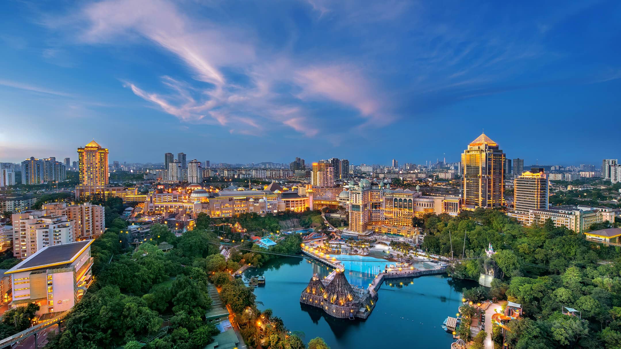 Sunway City Kuala Lumpur Aerial View