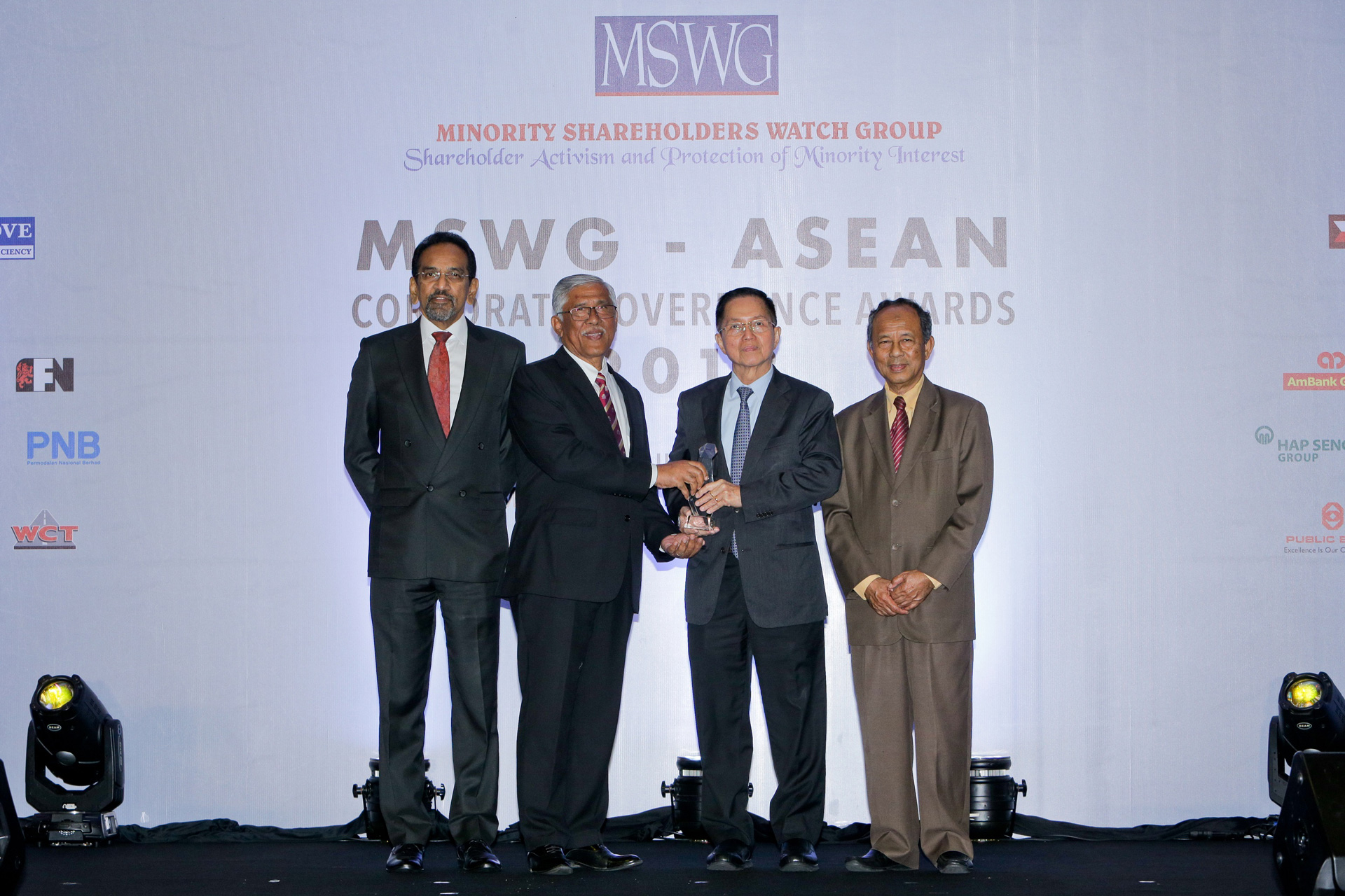 Sunway Sweeps Four Awards at the MSWG-ASEAN Corporate Governance Awards 2018