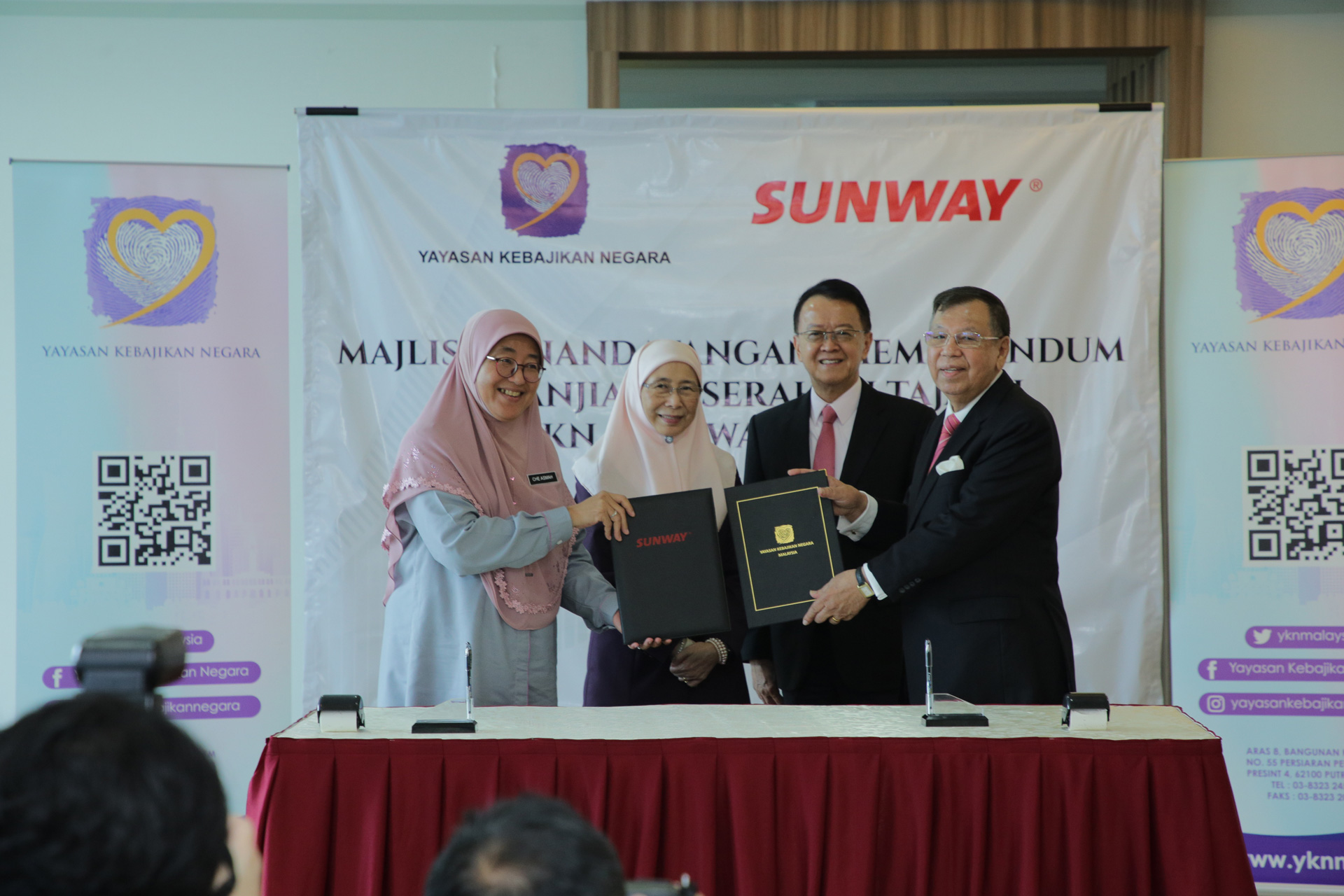 Sunway Group Donates RM1 Million to Set Up #SunwayforGood Anjung Kasih YKN Hospital Seberang Jaya, Penang