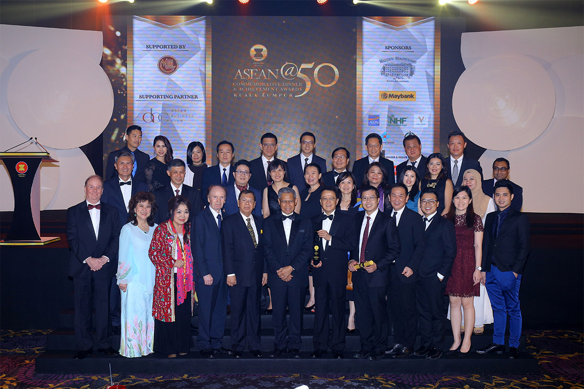 2017-Awarded the ASEAN50 Lifetime Achievement Award by ASEAN Business Advisory Council Malaysia