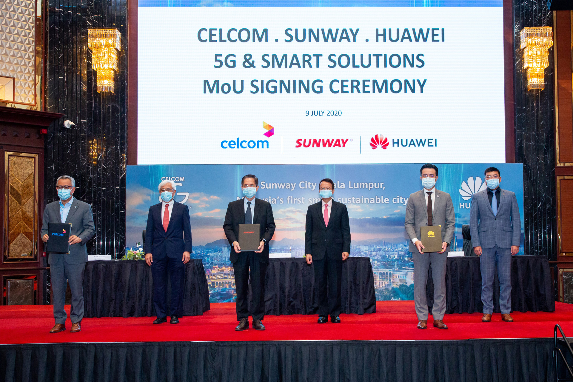 unway, Celcom, and Huawei in Malaysia's First Tripartite Collaboration to Advance 5G and Explore Smart Solutions