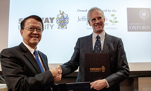 JCF & OXFORD SIGN ACADEMIC COLLABORATION