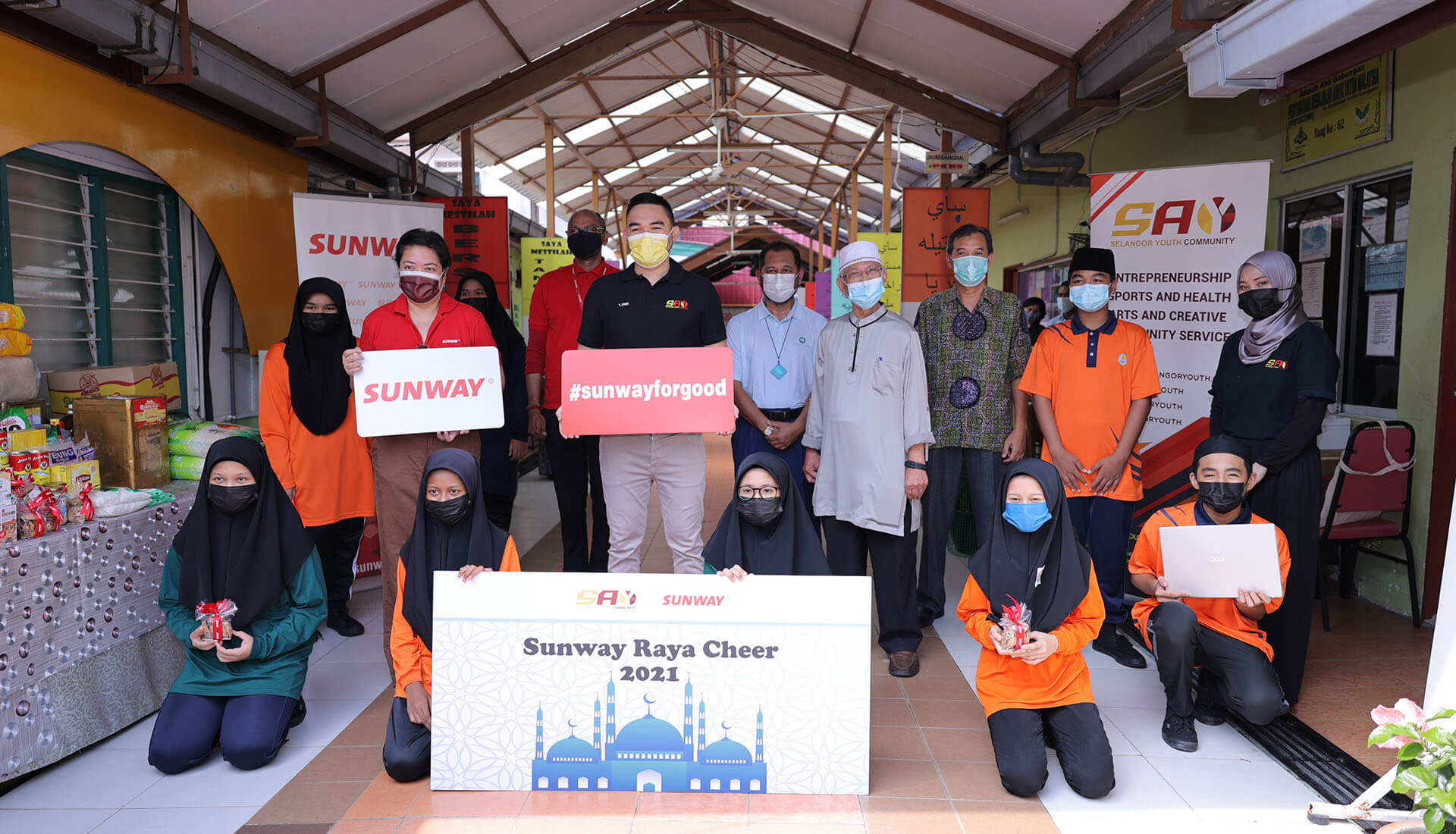 Sunway Brings Festive Cheer to Children With Raja Muda of Selangor