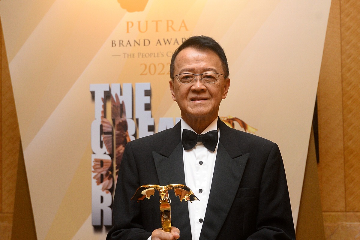 Named Putra Personality of the Year, which recognises his accomplishments in building one of Malaysia’s most iconic brands and lifelong commitment to nation-building through education, healthcare and sustainable development.