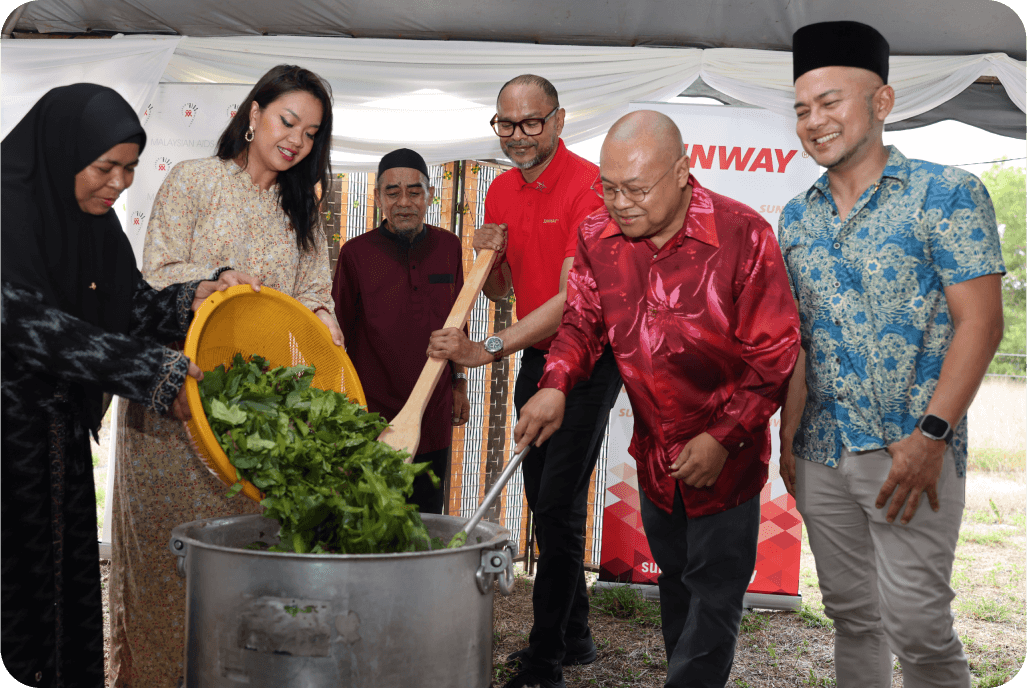 Sunway Raya Cheer - Bubur Lambuk and Food Distribution