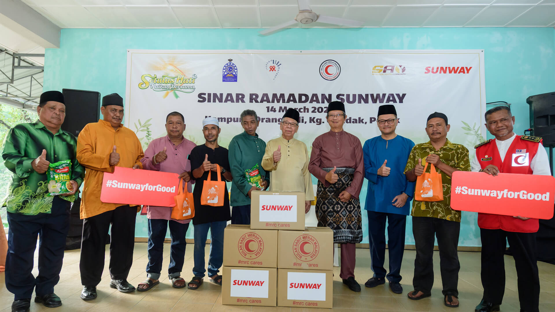 Sunway Sinar Ramadan Continues, Reaches Perak’s Orang Asli Community
