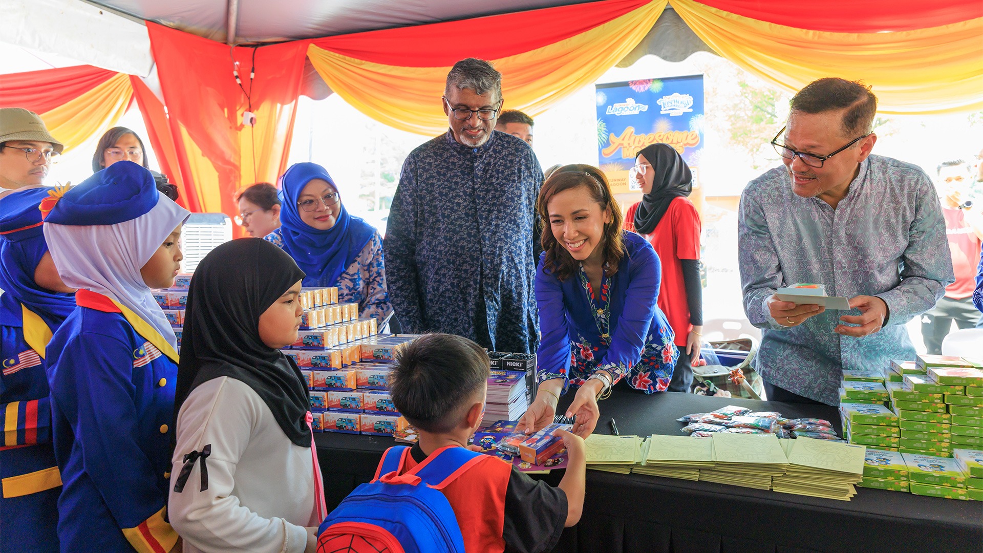 Tengku Zatashah Joins Sunway for Malaysia Day Celebration, Capping Monthlong Food Programme